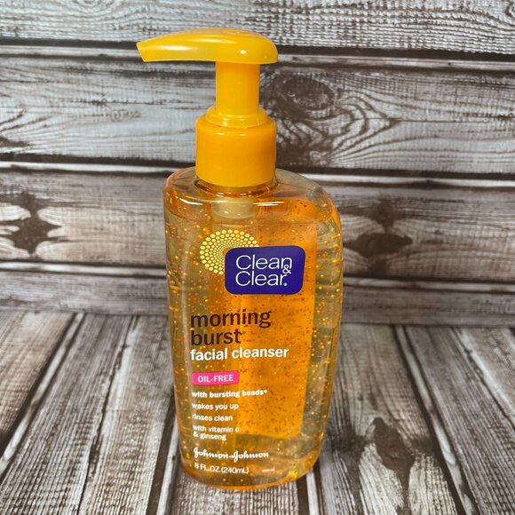 Lot of 3 Clean & Clear Morning Burst Facial Cleanser Oil-Free Bursting Beads 8 O - Picture 3 of 5